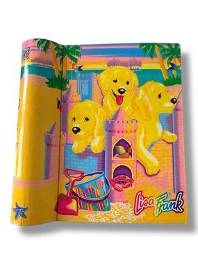 Lisa Frank Sandcastle Puppies Photo Album 4X6 Vintage 90s